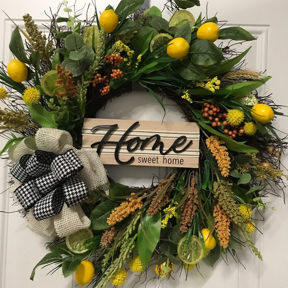 22”x22” Fall/Everyday Farmhouse Wreath